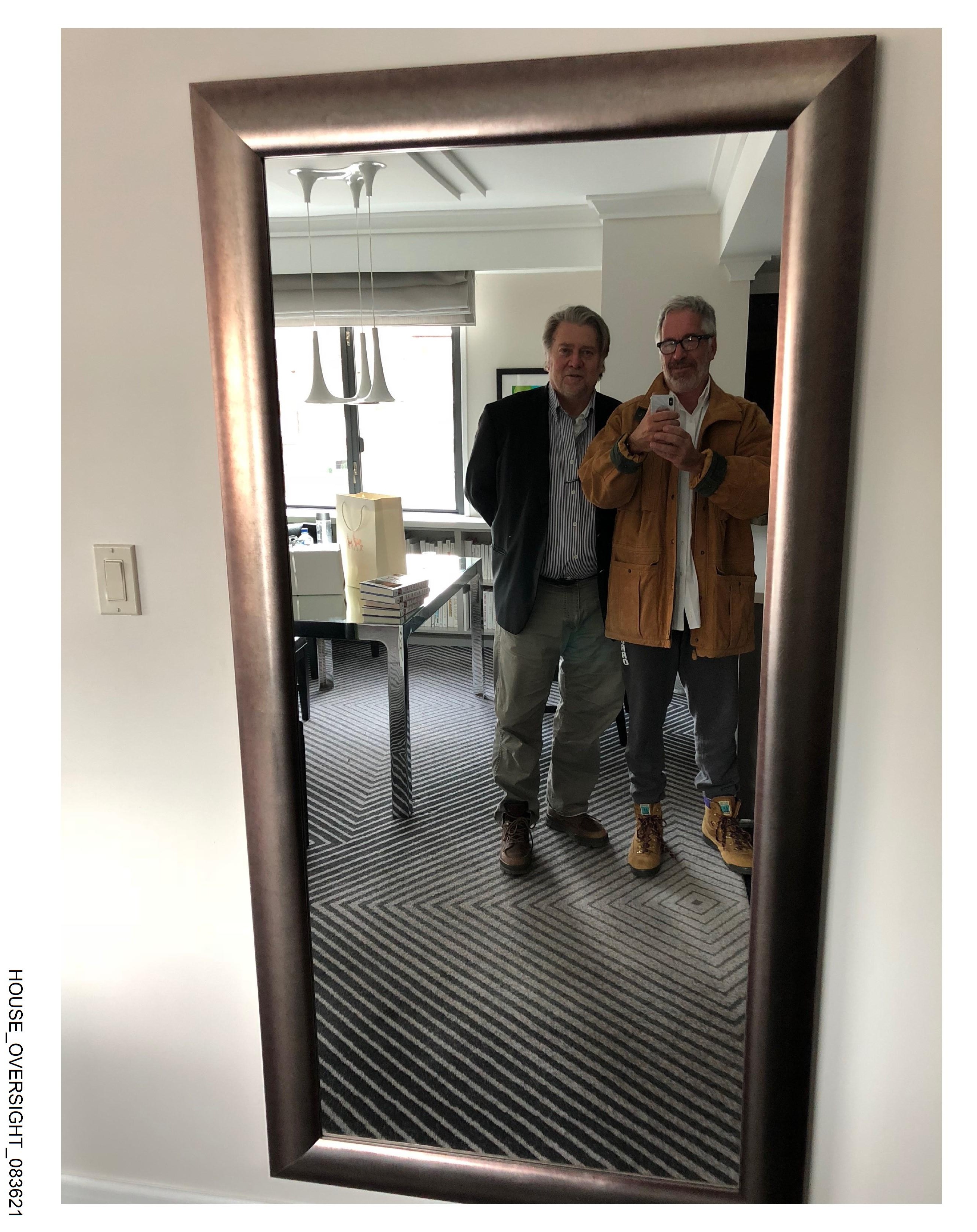 Steve Bannon and Jeffrey Epstein Selfie
