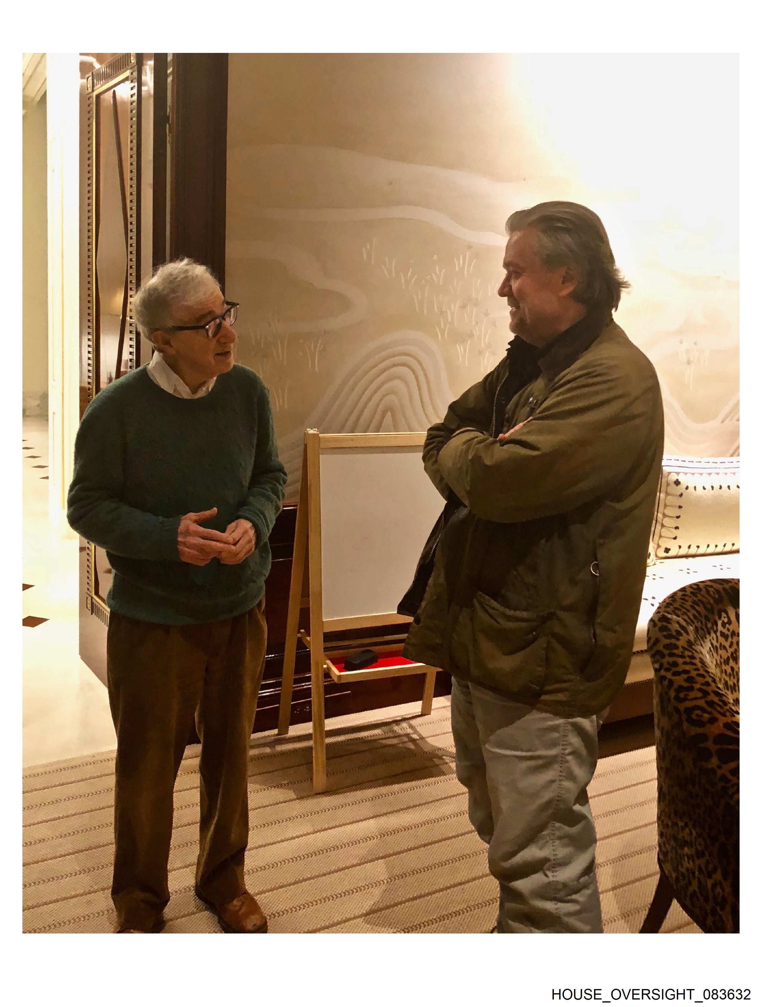 Woody Allen and Steve Bannon
